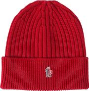 Logo Detail Wool Beanie Hat 