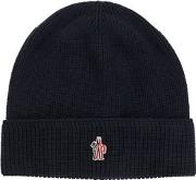 Logo Detail Wool Beanie Hat 