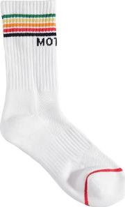 Mother Fucker Cotton Knit Socks 