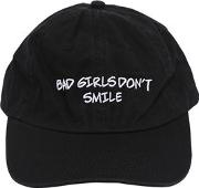 Bad Girls Don't Smile Embroidered Hat 