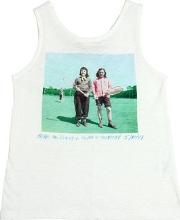 Burn Out Cotton Jersey Tank Top 