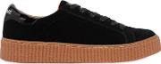 30mm Picadilly Suede Creeper Sneakers 