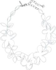 Botanical Scribble Flower Necklace 