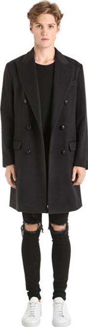 Double Breasted Wool & Cashmere Coat 