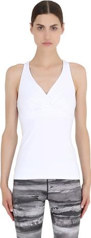 Microfiber Tank Top With Perforated Back 