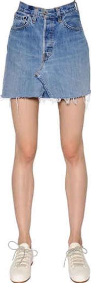 Vintage Denim Mini Skirt 