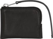 Leather Zipped Small Pouch 