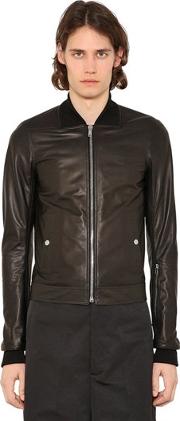 Nappa Leather Bomber Jacket 