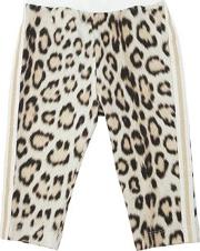 Leopard Print Cotton Sweatpants 