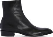 30mm Leather Ankle Boots 