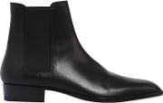 30mm Wyatt Leather Ankle Boots 