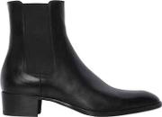 40mm Wyatt Leather Chelsea Boots 