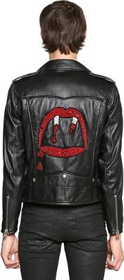 Blood Luster Leather Biker Jacket 
