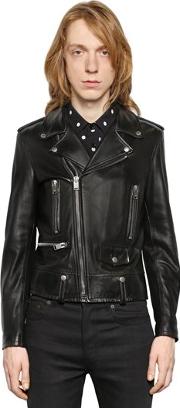 Classic Leather Biker Jacket 