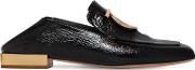 20mm Lana Crackled Leather Loafers 