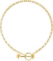 Barbelle Gold Plated Choker 
