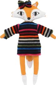 Fox In Chenille Dress Stuffed Animal 