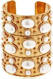 Manchette Byzance Pearl Cuff Bracelet 