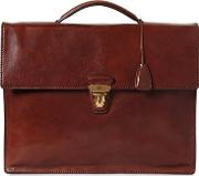 Slim Leather Briefcase 