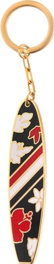 Surfboard Brass Key Holder 
