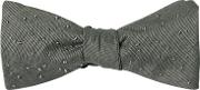 Hand Beaded Cotton Bow Tie 
