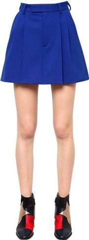 Sporty Tailored Mini Skirt 