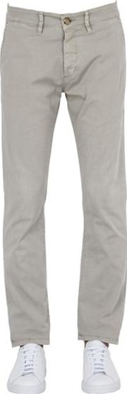 16cm Stretch Cotton Twill Chino Pants 