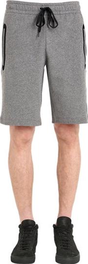 Medusa Patch Cotton Sweat Shorts 