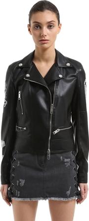 Zayn X  Faux Leather Biker Jacket