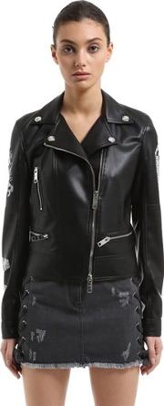 Zayn X Versus Faux Leather Biker Jacket 