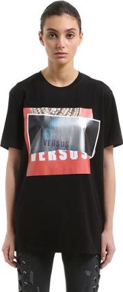 Zayn X Versus Print Jersey T Shirt 