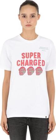Super Charged Cotton Jersey T Shirt 