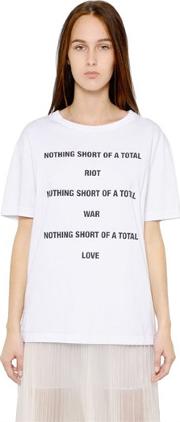 Nothing Short Of Printed Cotton T Shirt 