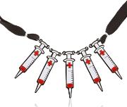 Syringe Necklace 
