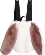 Rabbit Ears Fur Backpack 