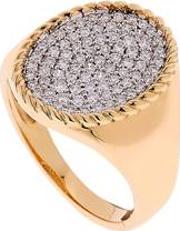 Gold & Diamond Pinky Ring 