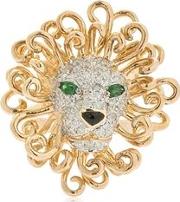 Lion 18kt Gold & Diamonds Ring 