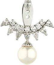 Pearl & Diamonds Ear Jacket Mono Earring 