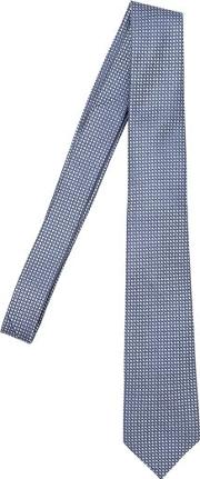 7cm Micro Geometric Silk Tie 