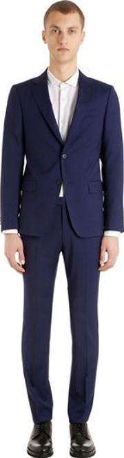 Tropical Super 110's Textured Wool Suit 
