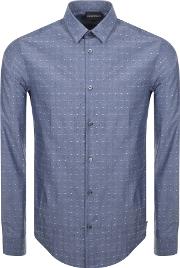 Emporio  Slim Fit Dotted Shirt 