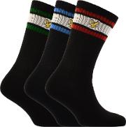 Grant Three Pack Socks