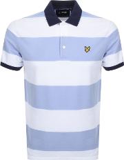 Wide Striped Polo T Shirt