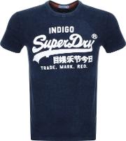 Vintage Indigo Logo T Shirt