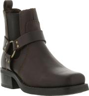 Harley Low Harness Chelsea Biker Ankle Boots 