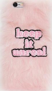 Pink Keep It Unreal Faux Fur I Phone 66 S Case 