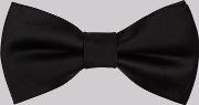 black skinny bow tie