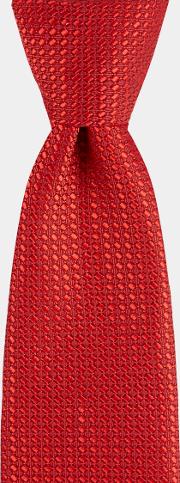 red textured tie