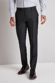 skinny fit charcoal trousers