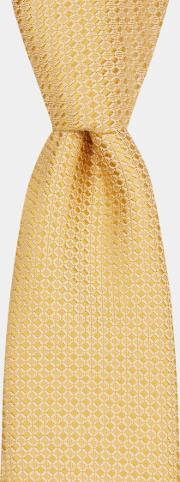 yellow textured tie